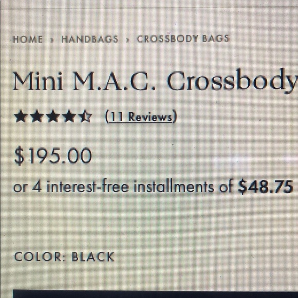 Rebecca Minkoff Mini M.A.C Crossbody - Picture 3 of 4